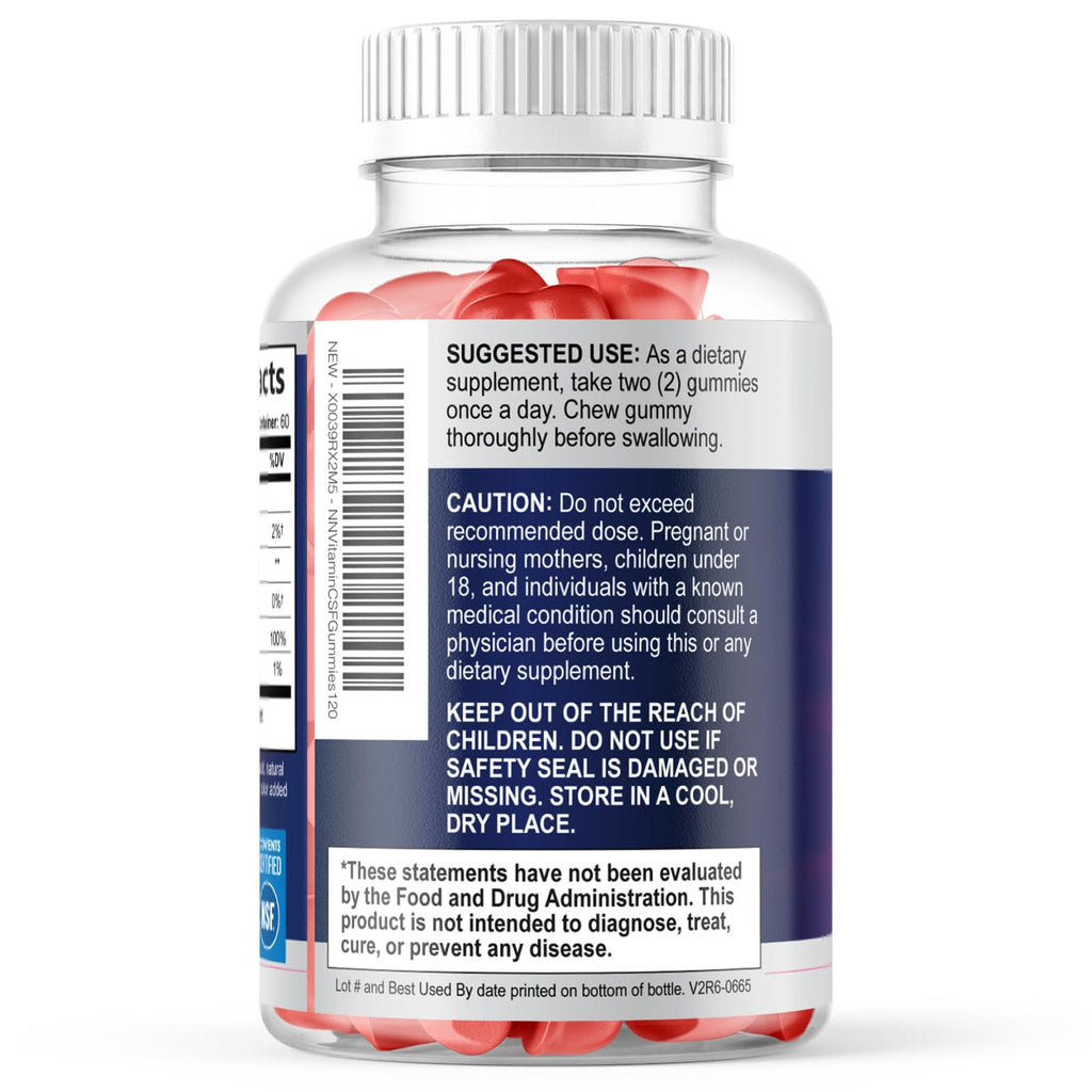 Nature's Nutrition Vitamin C Gummies - 100% Daily Value VitaminC