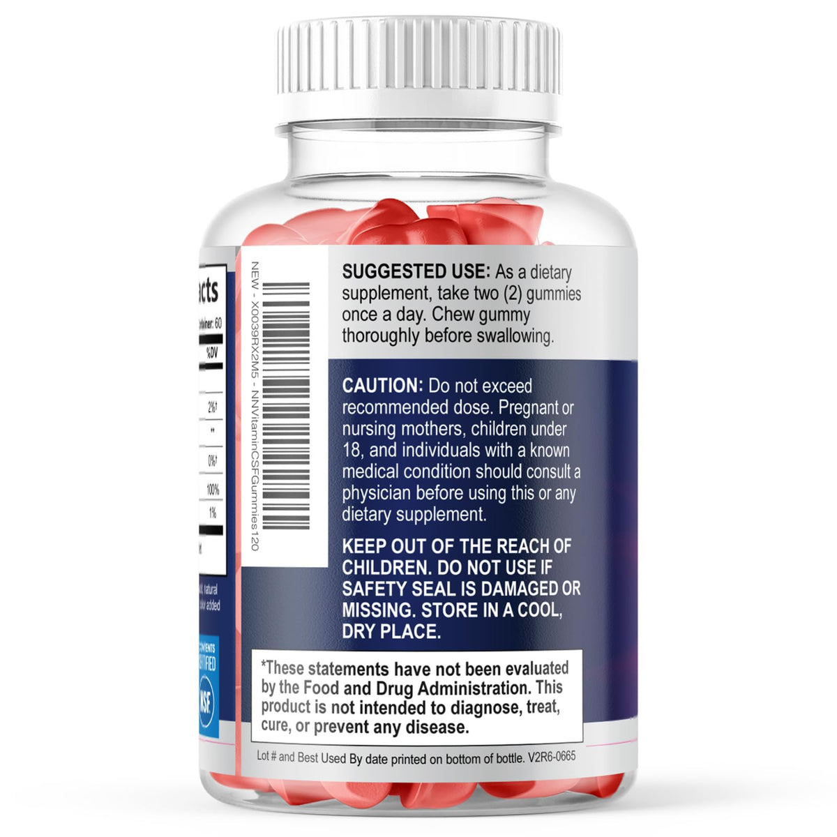 Nature's Nutrition Vitamin C Gummies - 100% Daily Value VitaminC