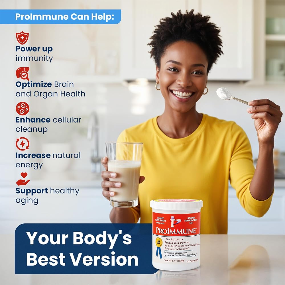 ProImmune Glutathione Supplement 200 Immune Support Powder - 62 Servings - image 6