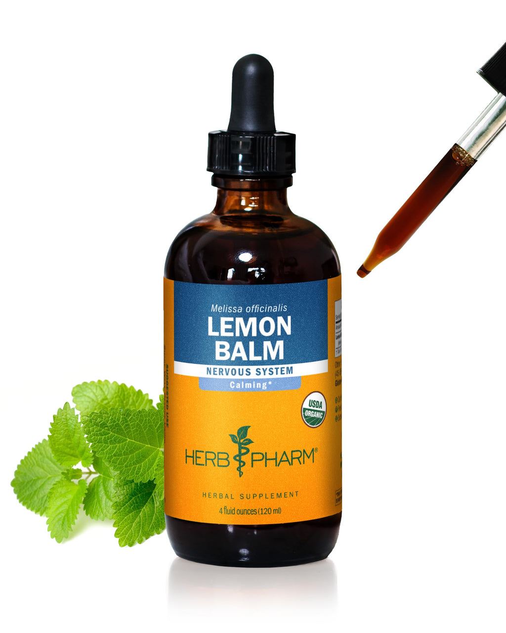 Herb Pharm Lemon Balm Liquid Extract Nerve Support - 4 oz