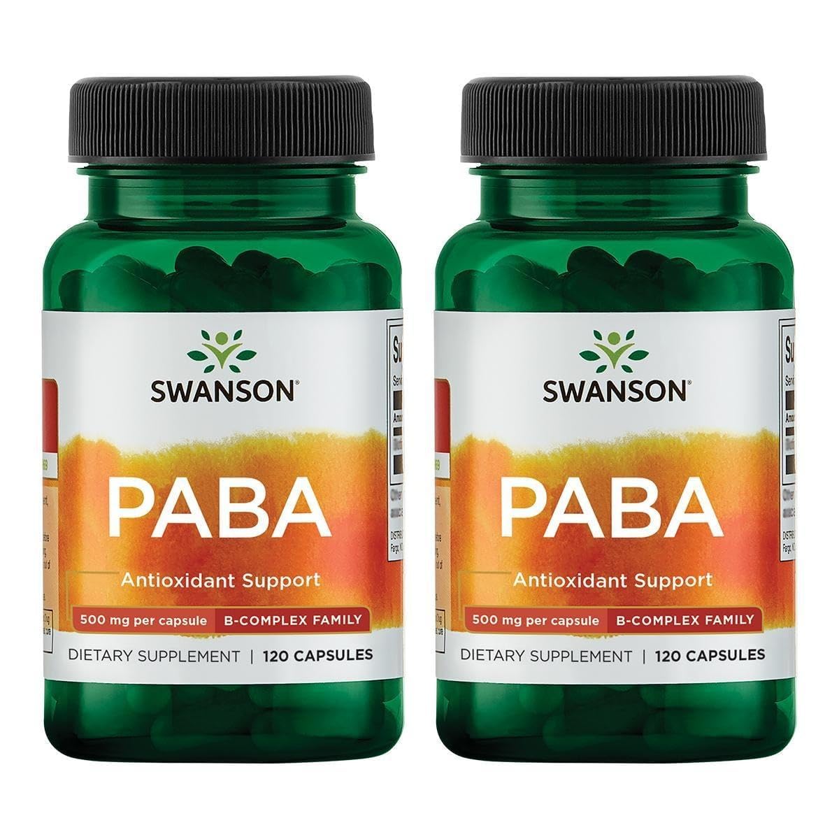Swanson PABA B Complex Red Blood Cell Support 500 mg - 240 Capsules