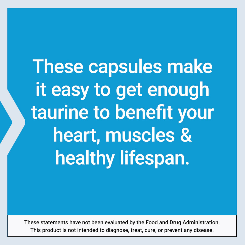 Life Extension Taurine Amino Acid 1000 mg - 90 Vegetarian Capsules - image 6