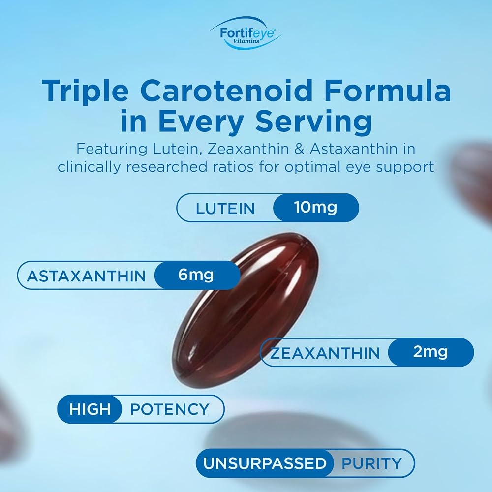 Fortifeye Focus Eye Care Supplement - 90 Softgels - image 3