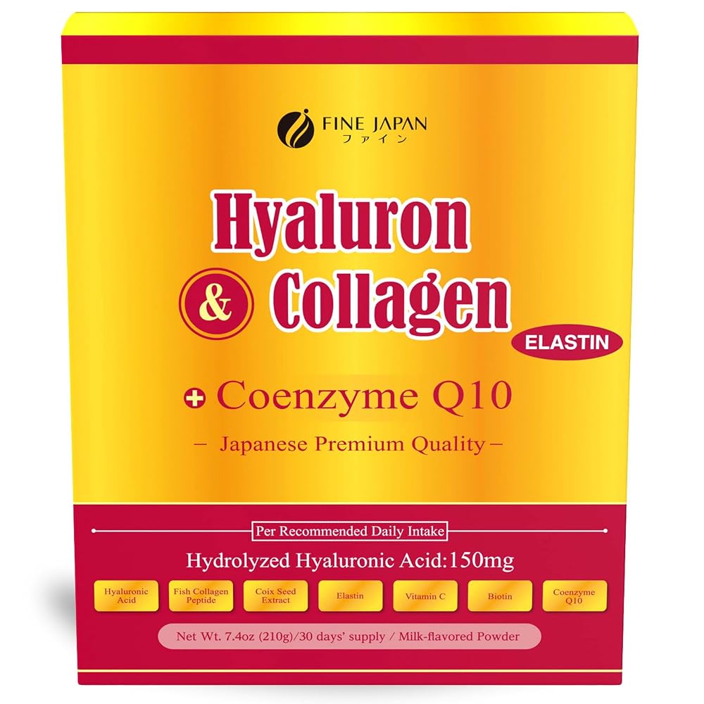 FINE JAPAN Premium Marine Collagen Powder with Hyaluronic Acid