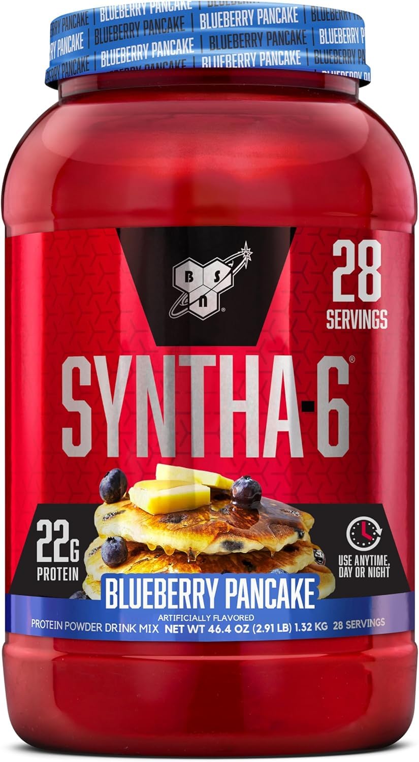 BSN Syntha-6 Protein Powder Drink Mix Blueberry Pancake - 1.32 kg