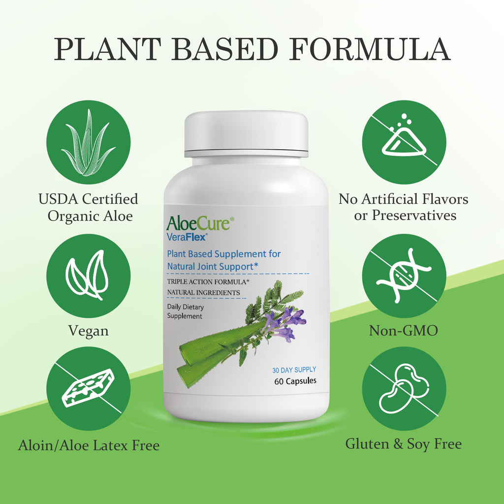 AloeCure VeraFlex Plant Based Joint Health Supplement - 60 Capsules - image 4
