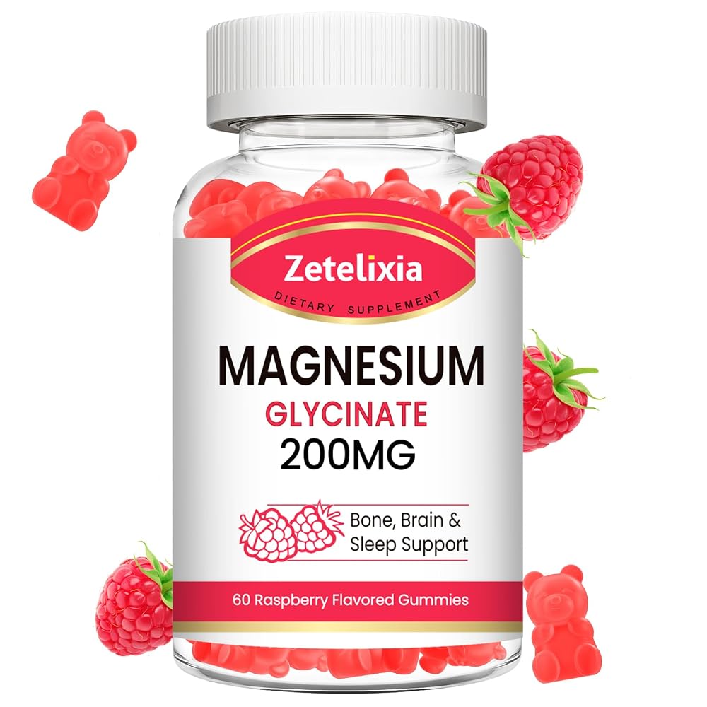Zetelixia 200MG Magnesium Glycinate Gummies