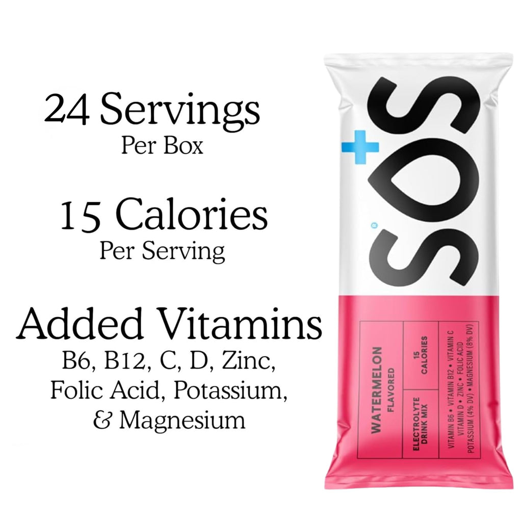 SOS Hydration Electrolyte Powder Sticks