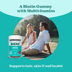 BeLive Biotin Gummies High Potency 10000 mcg - 60 Gummies - image 3