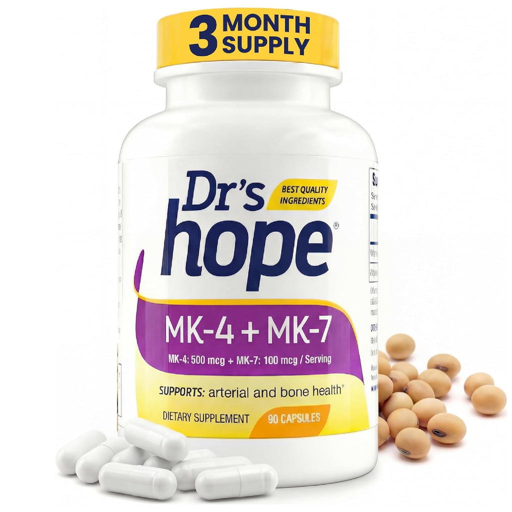 Dr’s Hope Dr's Hope Vitamin K2 MK4 & MK7 Bone Support - 90 Capsules