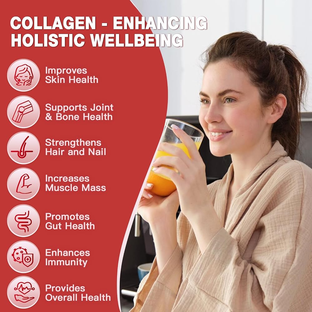 DRFOSTER Multi Collagen Peptide Powder with Probiotics - 50 Servings - image 5