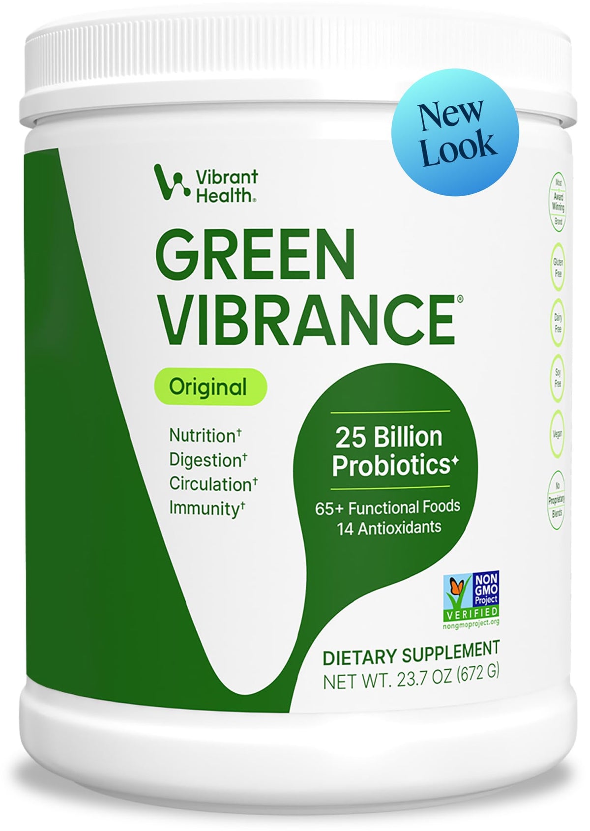 Vibrant Health Green Vibrance Vegan Superfood Powder - 60 Servings