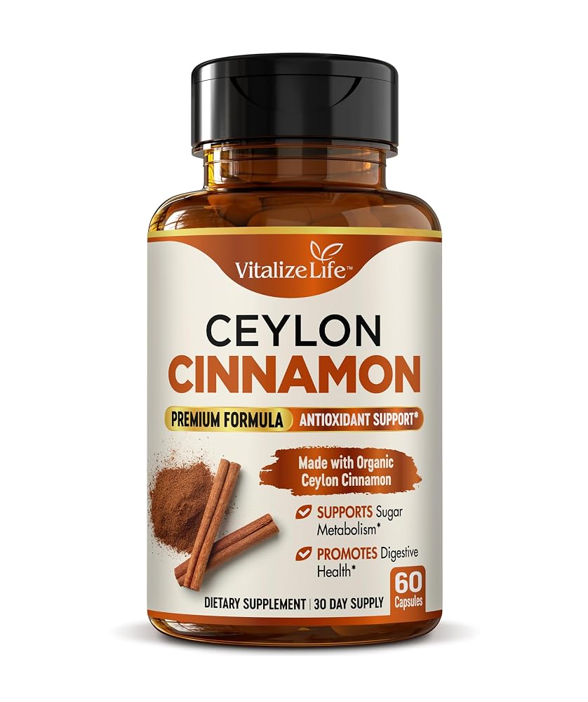 Vitalize Life Certified Organic Cinnamon Capsules