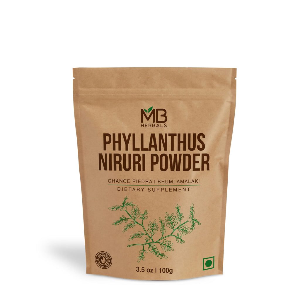 MB Herbals Wildcrafted Phyllanthus Niruri Powder - 100g