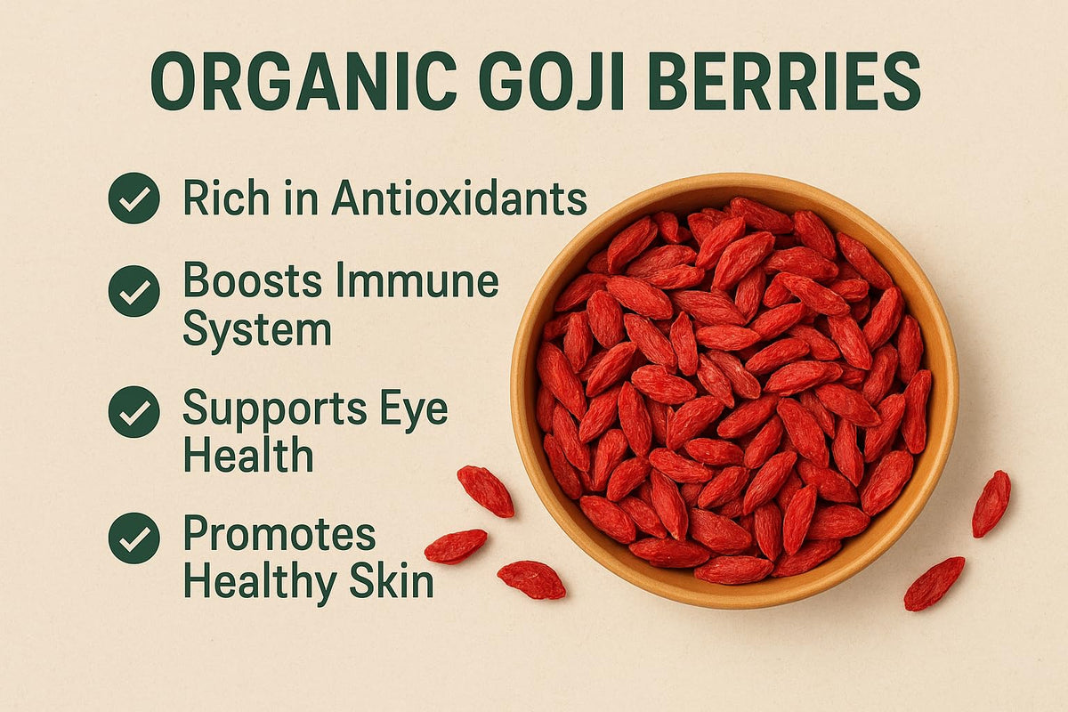 Foods Alive Organic Goji Berries - 8 Ounce Bag - image 3