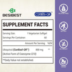 Besibest Liposomal Ubiquinol CoQ10 800 MG Softgel