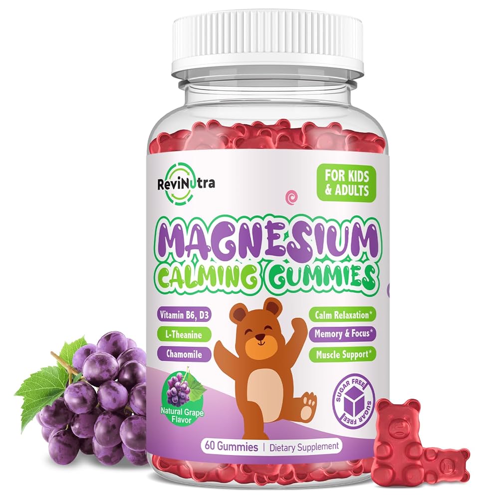 ReviNutra Magnesium Gummies for Kids - Magnesium Glycinate