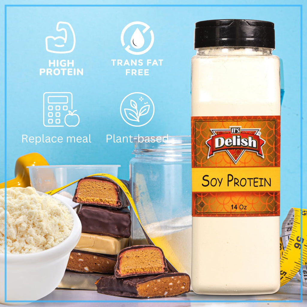 It's Delish Soy Protein Powder Unflavored - 14 oz - image 3
