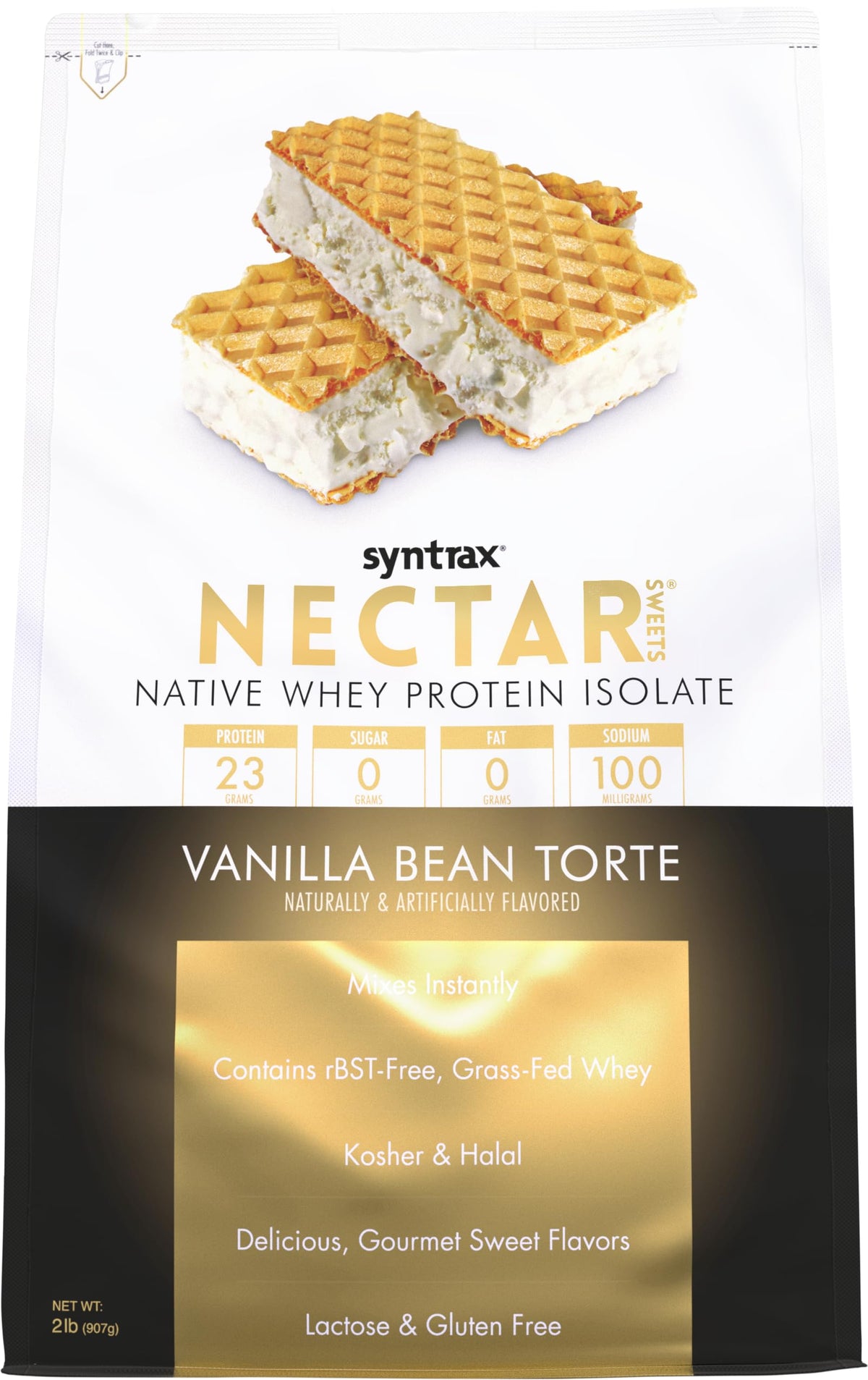 Syntrax Nectar Sweets Vanilla Bean Torte Protein Powder - 2 Pounds