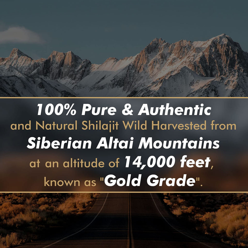 ALTAY MUMMIYO Shilajit Resin with Fulvic Acid & Trace Minerals
