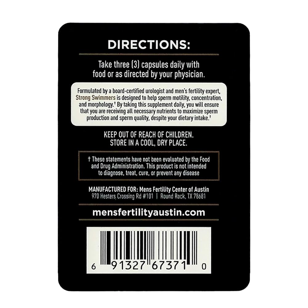 TBA Strong Swimmers Sperm Enhancement Multivitamin for Men - image 3