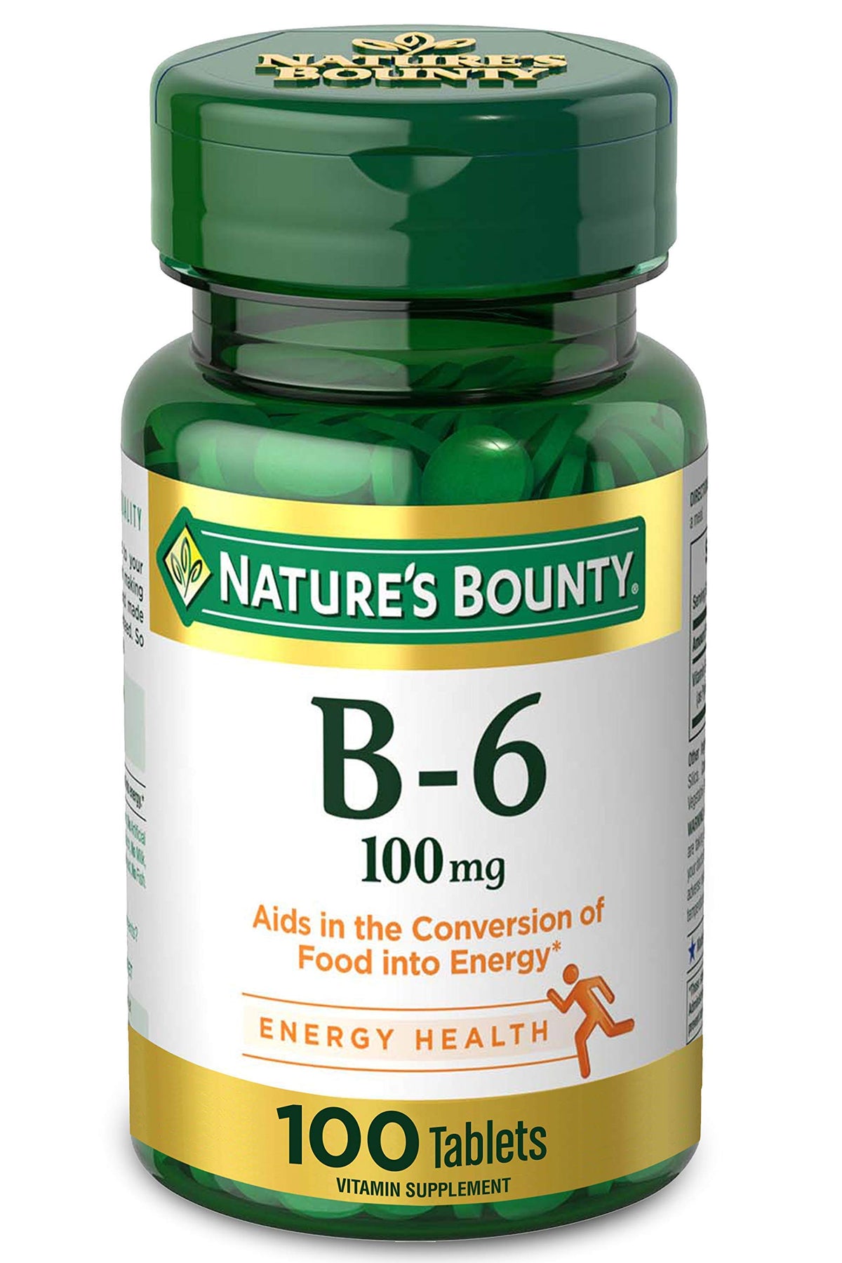 Nature's Bounty Vitamin B6 100mg - 100 Tablets