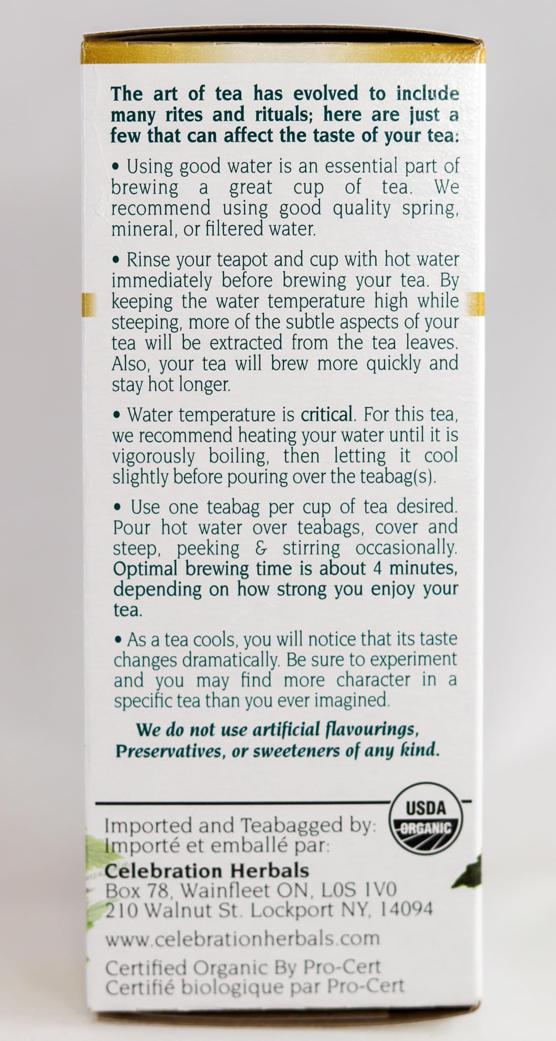 Celebration Herbals Ceylon Black Tea Organic - 24 Teabags - image 4