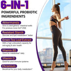 Dmeisy Akkermansia Muciniphila - Live Akkermansia Probiotics for Men