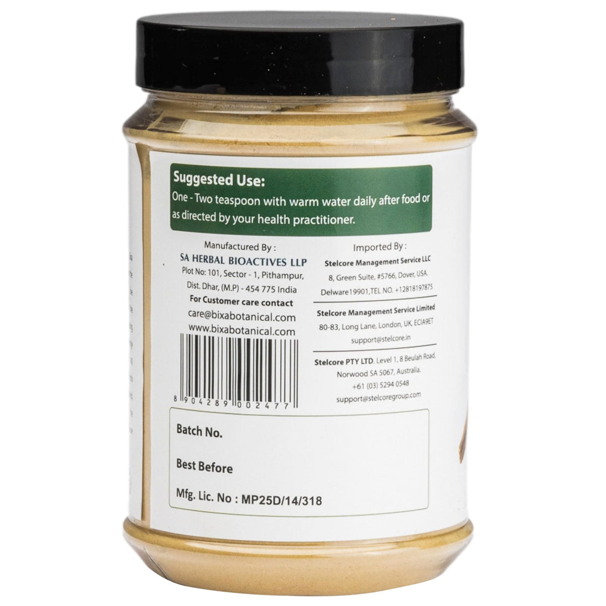 bixa BOTANICAL Cissus Powder (Cissus Quadrangularis/Hadjod)