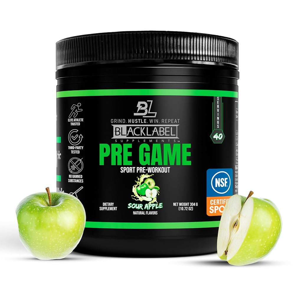 Blacklabel Supplements PRE-Game Pre Workout Powder