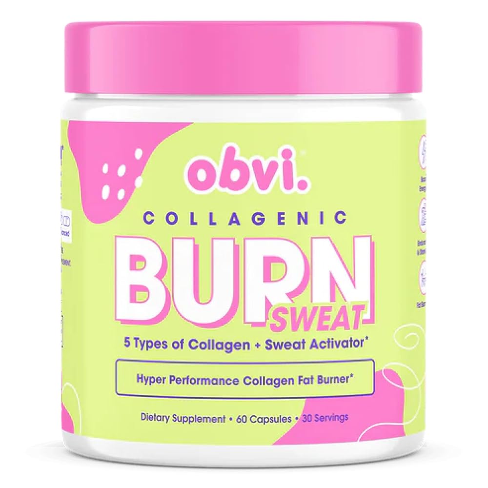 Obvi Collagenic Burn Sweat Thermogenic Collagen - 60 Capsules