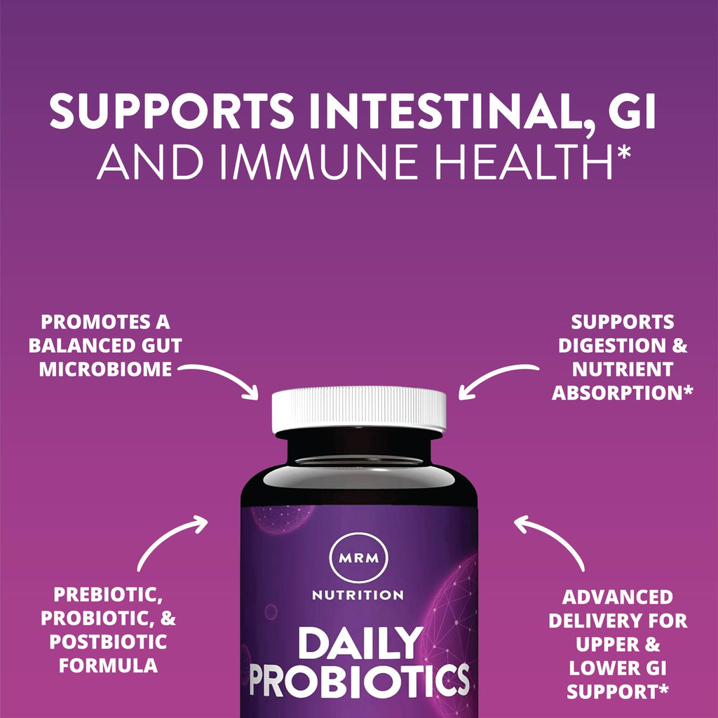 MRM Nutrition Daily Probiotics Intestinal & GI Health - 30 Capsules - image 4