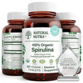 Natural Nutra Spirulina 300mg Organic - 100 Tablets