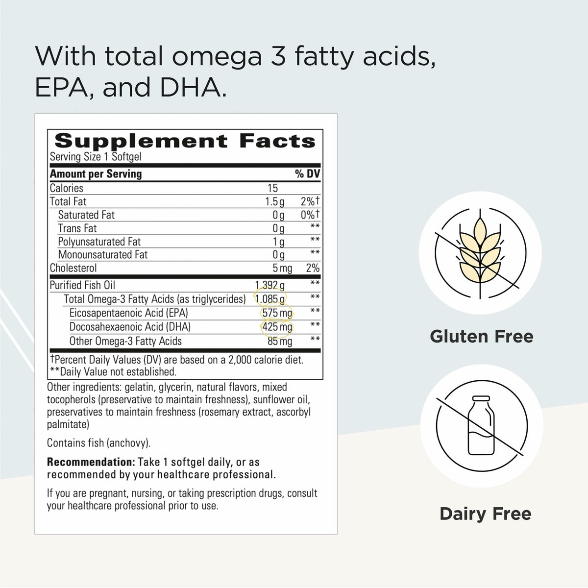 Integrative Therapeutics Pure Omega Ultra HP 1392mg - 90 Softgels - image 2