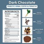 Teeccino Dark Chocolate Prebiotic Coffee Alternative - 10 oz - image 2