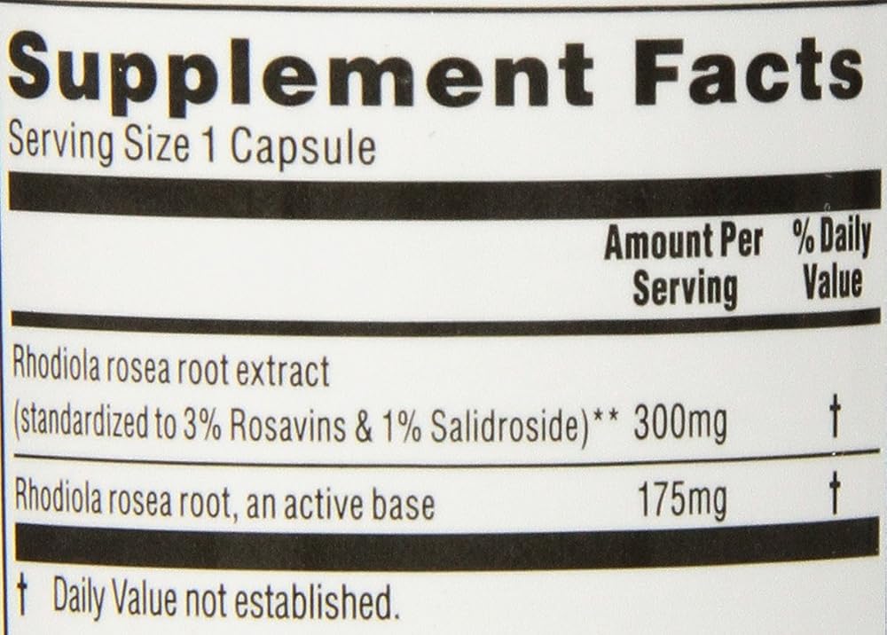 Kroeger Herb Rhodiola Rosea Vegetarian Capsules - 90 Count - image 5