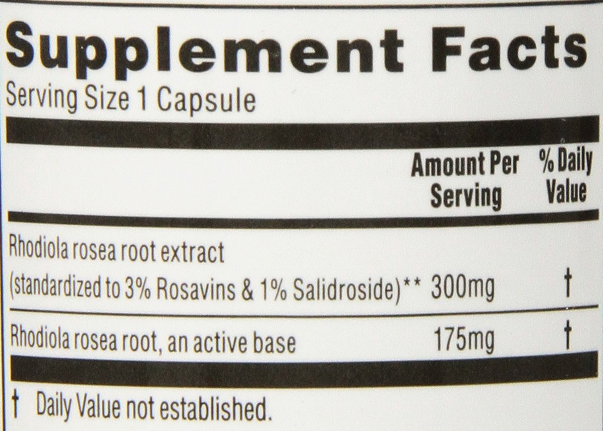 Kroeger Herb Rhodiola Rosea Vegetarian Capsules - 90 Count - image 5