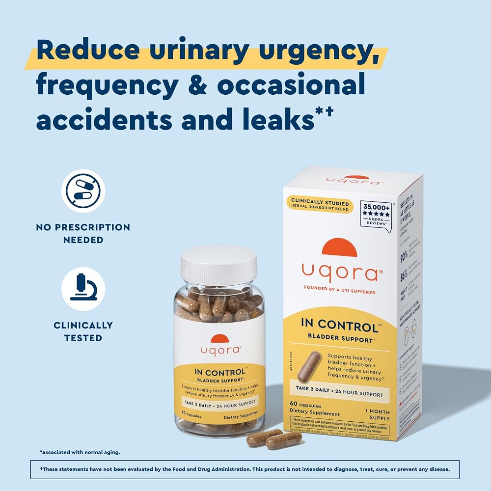 Uqora in Control Bladder Support - Daily Bladder Care & Support