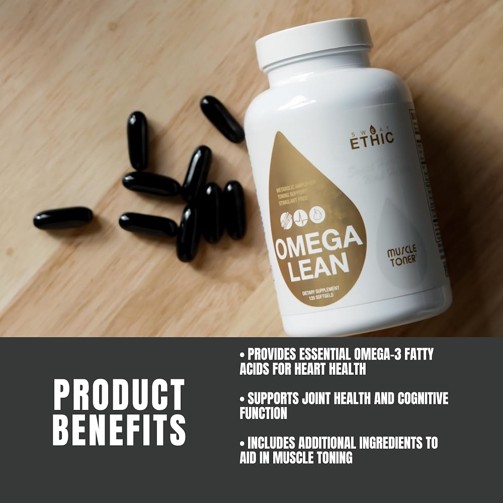 Sweat Ethic Omega Lean Muscle Toner Non-Stimulant - 120 Softgels - image 2