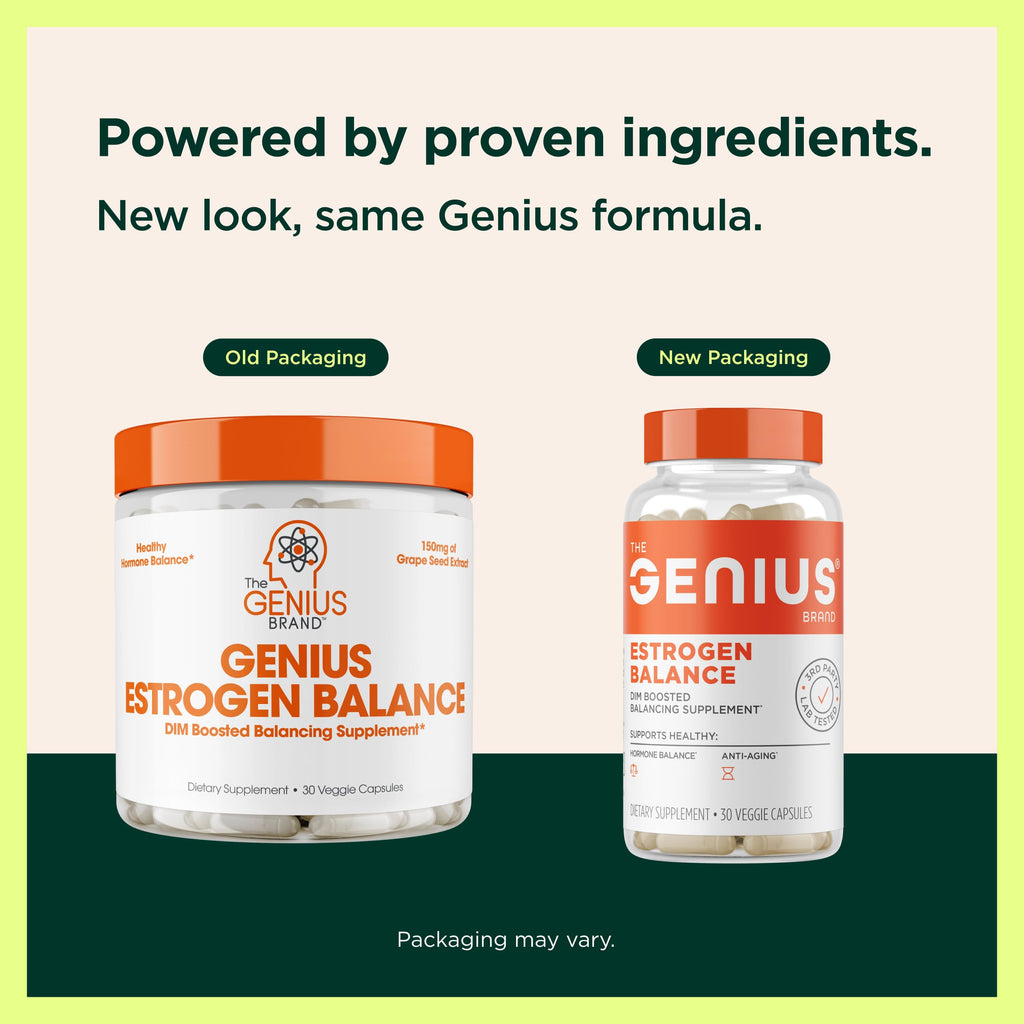 The Genius Brand Estrogen Balance DIM Supplement - 30 Capsules - image 4