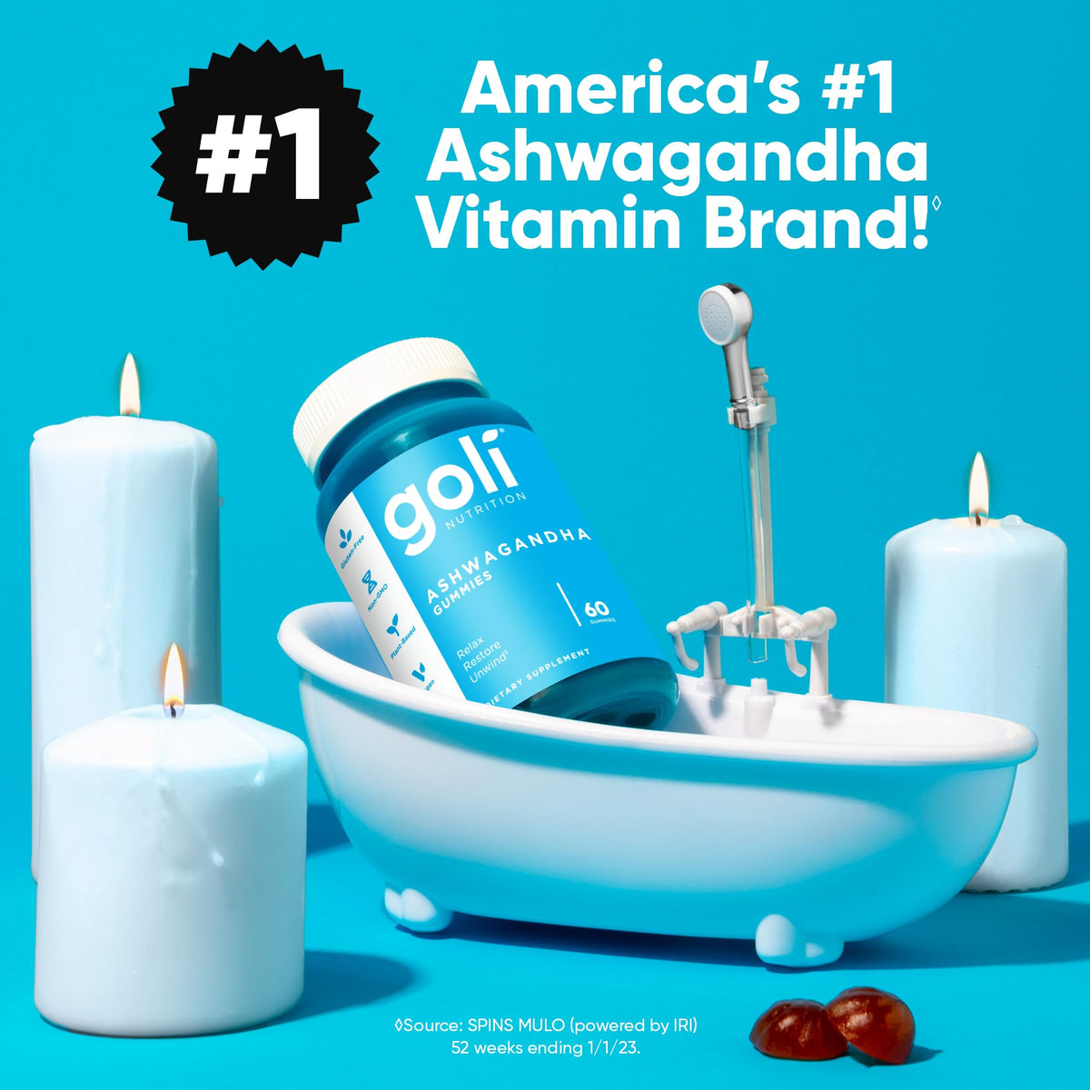 Goli Ashwagandha & Vitamin D Gummy