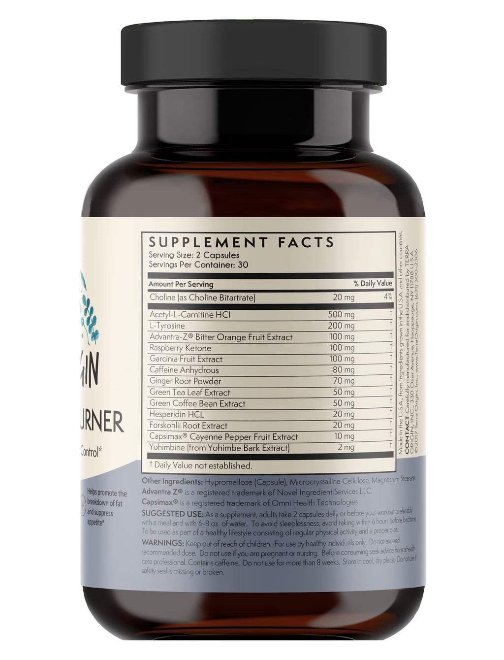 TERRA ORIGIN Metabolism Boost & Fat Loss - 60 Capsules - image 4