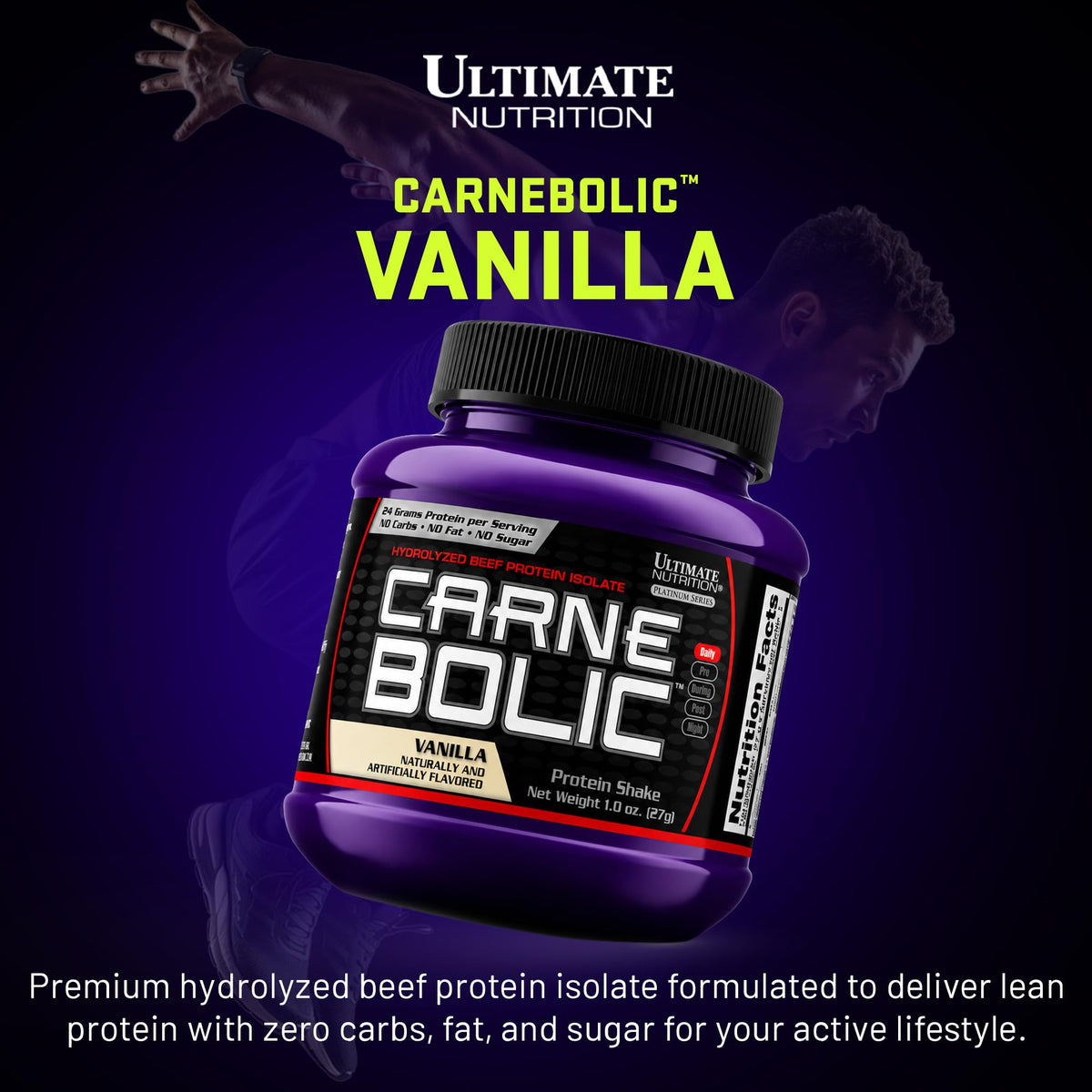 Ultimate Nutrition CarneBOLIC Beef Protein Isolate, Sample Pack