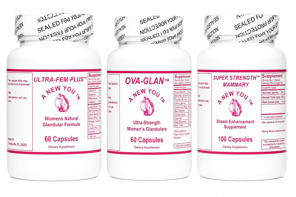 SOR, Inc. Feminizing Supplement Trio - 3 Capsules Packs