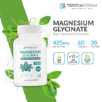 TerraForm Nutrition Magnesium Glycinate 425mg - 60 Capsules - image 4