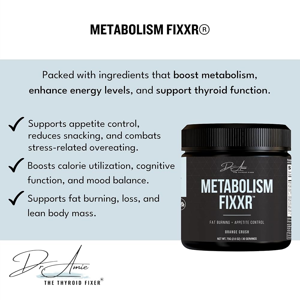 Fixxr Metabolism Support Powder Orange Crush - 30 Servings - image 3
