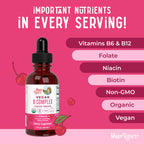 MARYRUTH'S Organic Vitamin B Complex Liquid Drops - 1 Fl Oz - image 7