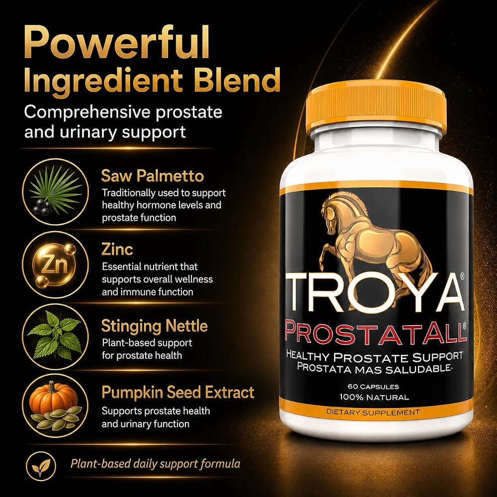 PROSTATALL Troya Prostate Supplement - 60 Capsules - image 4