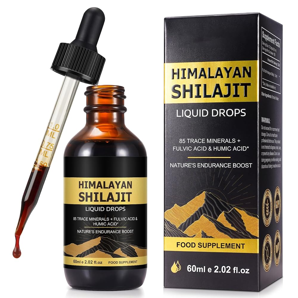 MXCZBSM Shilajit Pure Himalayan Organic Resin Drop